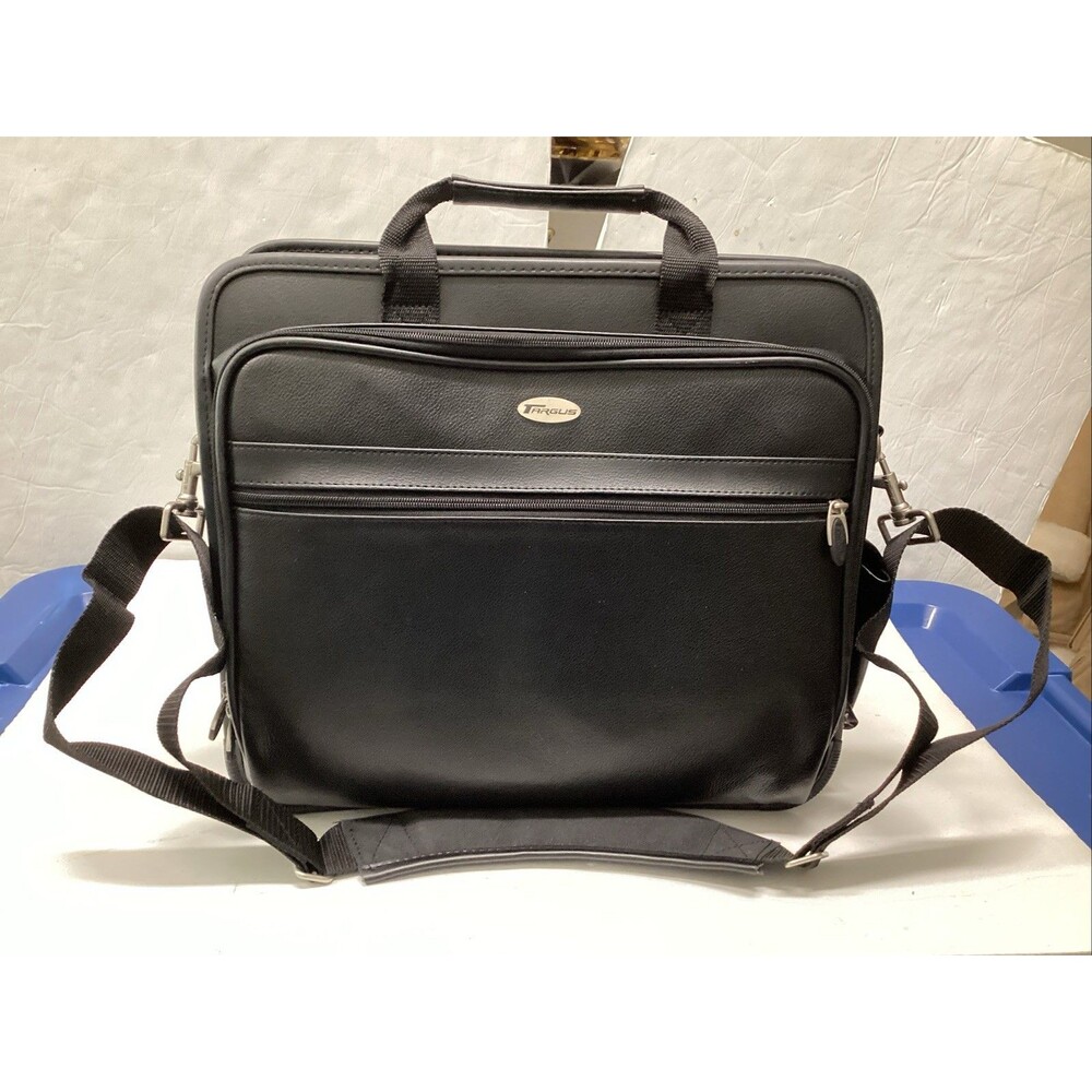 targus leather notebook case black TLE300